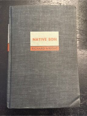 Native Son by Richard Wright - First Edition Book with Newspaper Clippings